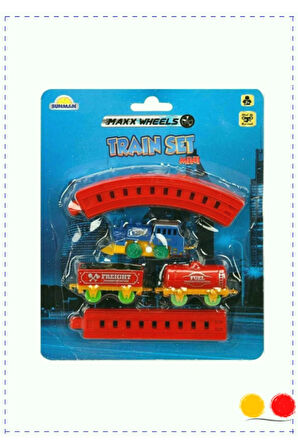 Kurmalı Raylı Mini Tren Seti 11 Parça  Oyuncak Egitici Oyuncak Kız Erkek Cocuk Oyuncak Egitici Mont