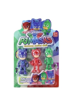 Eğitici Oyuncaklar Pjmasks 3 Lü Figür Set Pijama Maskeli Oyuncak Pijamaskeliler Kız Erkek Çocuk Oyun