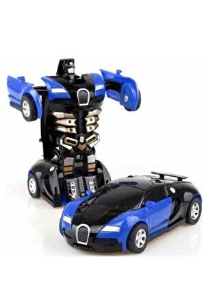 Eğitici Oyuncaklar Oyuncak Otomatik Robota Dönüşen Araba Kız Erkek Çocuk Oyuncak