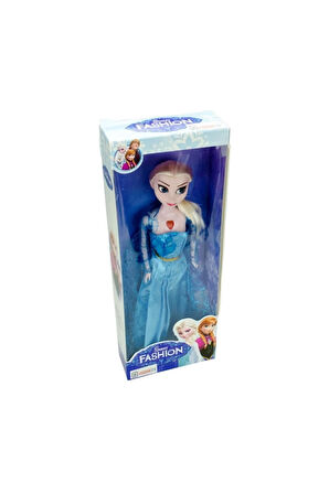 Eğitici Oyuncaklar Hobtoys Frozen Elsa Fashion Elbiseli Müzikli Oyuncak Bebek 29 cm Kız Erkek Çocuk