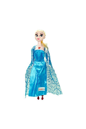 Eğitici Oyuncaklar Hobtoys Frozen Elsa Fashion Elbiseli Müzikli Oyuncak Bebek 29 cm Kız Erkek Çocuk