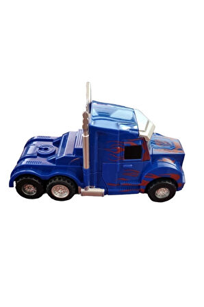Eğitici Oyuncaklar Transformers Tarzı Tıra Dönüşen 14Cm Optimus Prime Robot Kız Erkek Çocuk Oyuncak