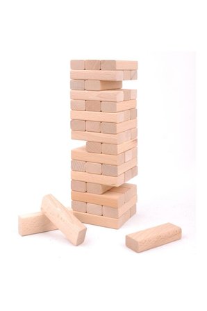 Eğitici Oyuncaklar Mi-toys Jenga Standart 48 Parça Denge Kız Erkek Çocuk Oyuncak