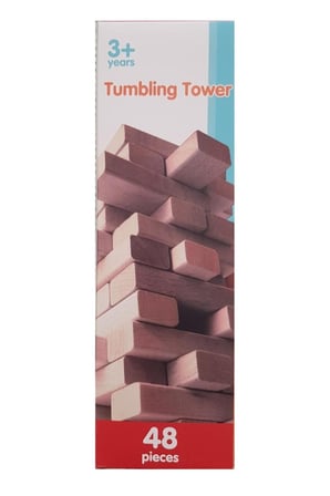 Eğitici Oyuncaklar Mi-toys Jenga Standart 48 Parça Denge Kız Erkek Çocuk Oyuncak
