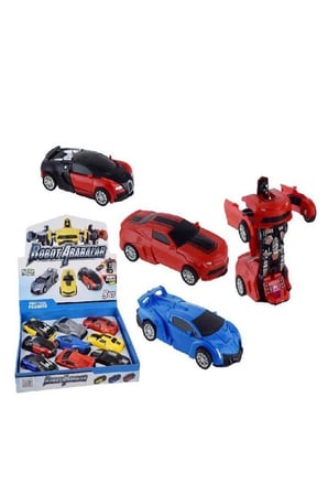 Eğitici Oyuncaklar Robota Dönüşen Araba Kız Erkek Çocuk Oyuncak