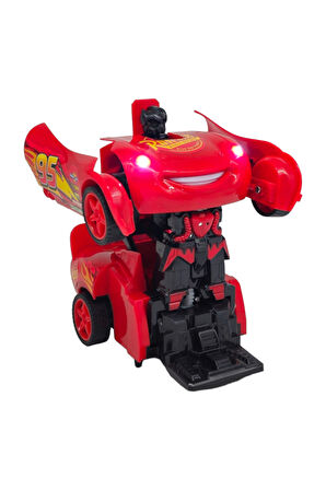 Eğitici Oyuncaklar Oyuncak Uzaktan Kumandalı Robota Dönüşen Şimşek Mcqueen Rd318 Kız Erkek Çocuk Oyu