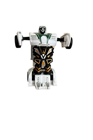 Eğitici Oyuncaklar Polis Arabası Dönüşebilen Robot Olan Araba Kız Erkek Çocuk Oyuncak