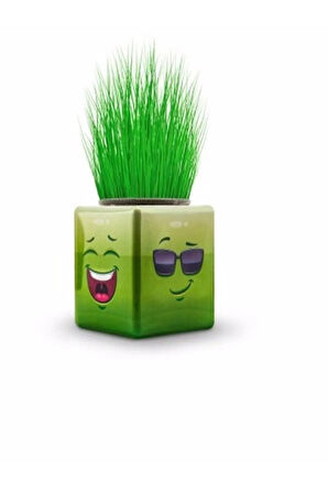 Eğitici Oyuncaklar 10'lu Karışık 3 Tarafı Emojili Figürlü Küp Çim Adamlar Okul Ve Okul Öncesi Hediye