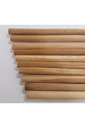 Eğitici Oyuncaklar Ahşap Kavela Çubuk 30cm (12Adet) 6 Mm Kız Erkek Çocuk Oyuncak