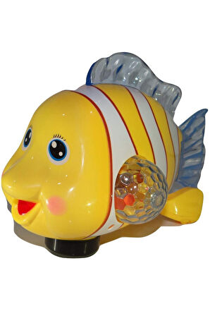 Eğitici Oyuncaklar Zeki Clownfish Robot Balık Oyuncak Müzik Ve Işıkları Ile Eğitim Hareketli Eylem O