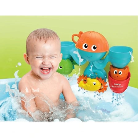 Kız Erkek Çocuk Oyuncak 17658 Eğlenceli Arkadaşlar Su Parkı Banyo Oyuncağı, Baby, +6 ay Kız Erkek Ço