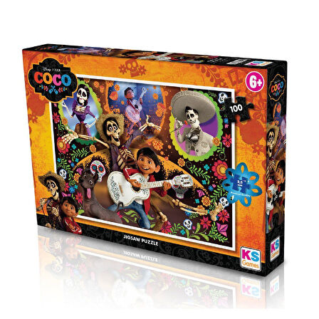 Kız Erkek Çocuk Oyuncak CO 714 Coco Puzzle 100 Parça- KS Games Kız Erkek Çocuk Oyuncak Eğitici Eğlen