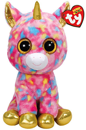 Kız Erkek Çocuk Oyuncak TY Beanie Boo´s Fantasia Tek Boynuzlu At Peluş 40cm Kız Erkek Çocuk Oyuncak