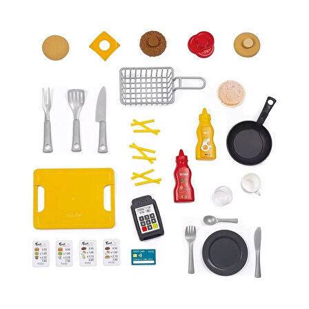 Kız Erkek Çocuk Oyuncak 760031091 Smoby Food Corner Restoranı Kız Erkek Çocuk Oyuncak Eğitici Eğlenc