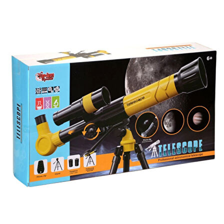 Kız Erkek Çocuk Oyuncak KM-1001-2 Profesyonel Telefon Bağlanabilir Teleskop Kız Erkek Çocuk Oyuncak