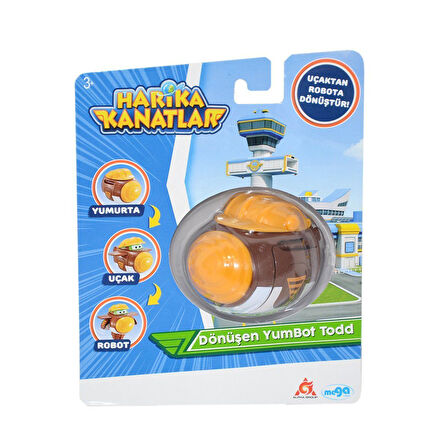 Kız Erkek Çocuk Oyuncak 20562 Harika Kanatlar Dönüşen Yumbot Todd Kız Erkek Çocuk Oyuncak Eğitici Eğ