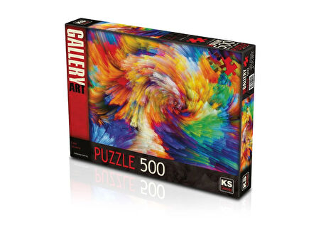 Kız Erkek Çocuk Oyuncak KS Puzzle 500 Parça Color Universe Renk Evreni Kız Erkek Çocuk Oyuncak Eğiti
