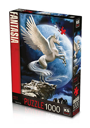 Kız Erkek Çocuk Oyuncak KS Puzzle 1000 Parçaal Unicorn Kız Erkek Çocuk Oyuncak Eğitici Eğlenceli Oyu