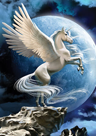 Kız Erkek Çocuk Oyuncak KS Puzzle 1000 Parçaal Unicorn Kız Erkek Çocuk Oyuncak Eğitici Eğlenceli Oyu