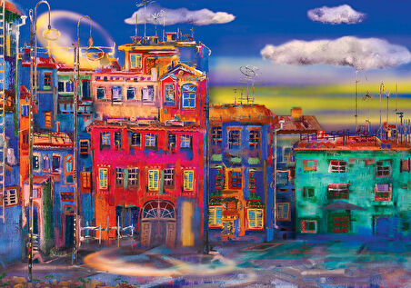 Kız Erkek Çocuk Oyuncak KS Puzzle 1000 Parça Night WithThe Moon Aysız Gece Kız Erkek Çocuk Oyuncak E