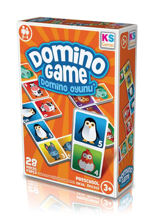 Kız Erkek Çocuk Oyuncak KS Games Eğitici Oyunlar Domino Oyunu Kız Erkek Çocuk Oyuncak Eğitici Eğlenc