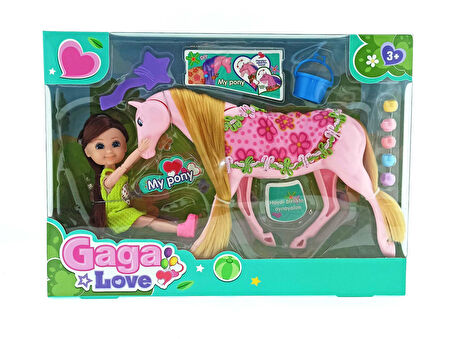 Kız Erkek Çocuk Oyuncak Gaga Love ve Pembe Atı Kız Erkek Çocuk Oyuncak Eğitici Eğlenceli Oyuncak