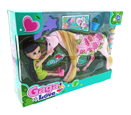 Kız Erkek Çocuk Oyuncak Gaga Love ve Pembe Atı Kız Erkek Çocuk Oyuncak Eğitici Eğlenceli Oyuncak