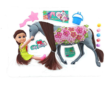 Kız Erkek Çocuk Oyuncak Gaga Love ve Gri Atı Kız Erkek Çocuk Oyuncak Eğitici Eğlenceli Oyuncak