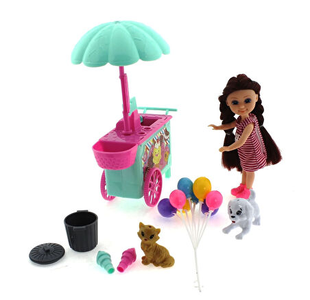 Kız Erkek Çocuk Oyuncak Gaga Love Dondurma Arabası Kız Erkek Çocuk Oyuncak Eğitici Eğlenceli Oyuncak