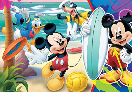 Kız Erkek Çocuk Oyuncak KS Puzzle 50 Parça Mickey Mouse Kız Erkek Çocuk Oyuncak Eğitici Eğlenceli Oy