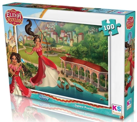 Kız Erkek Çocuk Oyuncak KS Puzzle 100 Parça Elena Kız Erkek Çocuk Oyuncak Eğitici Eğlenceli Oyuncak