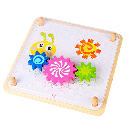 Kız Erkek Çocuk Oyuncak Ahşap Çarklar Kız Erkek Çocuk Oyuncak Eğitici Eğlenceli Oyuncak