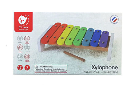 Kız Erkek Çocuk Oyuncak Ahşap Ksilefon Kız Erkek Çocuk Oyuncak Eğitici Eğlenceli Oyuncak