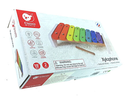 Kız Erkek Çocuk Oyuncak Ahşap Ksilefon Kız Erkek Çocuk Oyuncak Eğitici Eğlenceli Oyuncak