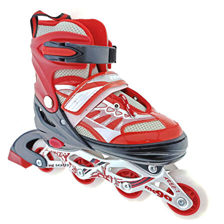 Kız Erkek Çocuk Oyuncak Mega Işıklı Kırmızı Paten Kız Erkek Çocuk Oyuncak Eğitici Eğlenceli Oyuncak