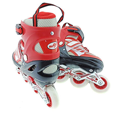 Kız Erkek Çocuk Oyuncak Mega Işıklı Kırmızı Paten Kız Erkek Çocuk Oyuncak Eğitici Eğlenceli Oyuncak