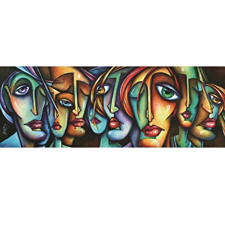 Kız Erkek Çocuk Oyuncak 4446 Art Puzzle, Hüznü Paylaşanlar, 1000 Parça Panorama Puzzle Kız Erkek Çoc