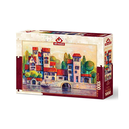 Kız Erkek Çocuk Oyuncak 5213 Art Puzzle, Doğa Kent 1000 Parça Puzzle Kız Erkek Çocuk Oyuncak Eğitici