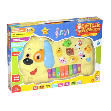 Kız Erkek Çocuk Oyuncak CNL-2222-2223 Türkçe Piano Çiftlik Hayvanları Kız Erkek Çocuk Oyuncak Eğitic
