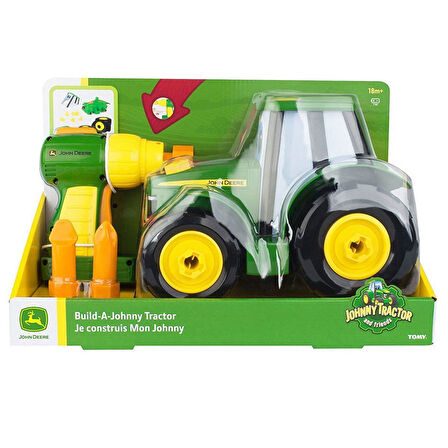 Kız Erkek Çocuk Oyuncak 46655 Tomy John Deere - Yap-Oyna Traktör Johnny +18 ay Kız Erkek Çocuk Oyunc