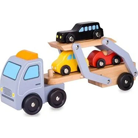 Kız Erkek Çocuk Oyuncak Ahşap Araç Taşıyıcı Tır Kız Erkek Çocuk Oyuncak Eğitici Eğlenceli Oyuncak