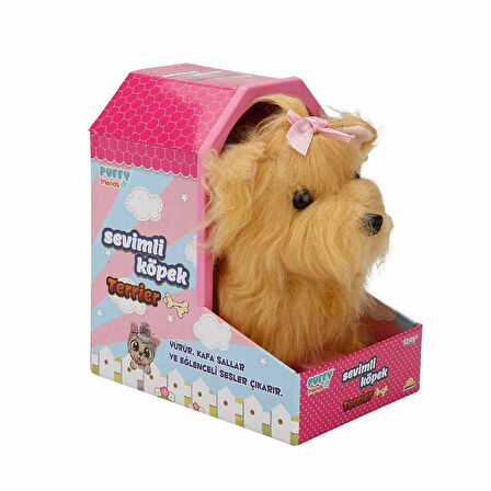 Kız Erkek Çocuk Oyuncak 47908 Hareketli Sesli Sevimli Köpek Terrier -Sunman Kız Erkek Çocuk Oyuncak