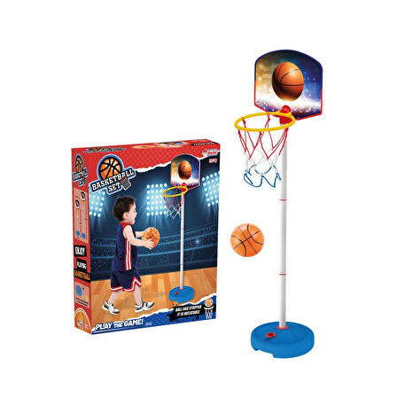 Kız Erkek Çocuk Oyuncak 03650 Dede, Küçük Ayaklı Basket Potası Kız Erkek Çocuk Oyuncak Eğitici Eğlen