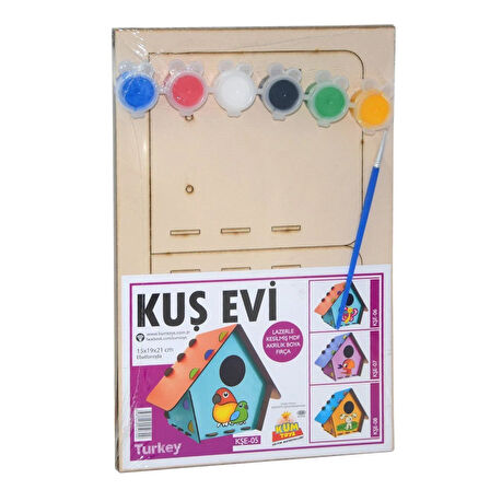 Kız Erkek Çocuk Oyuncak 5070 Kumtoys Kuş Evi Kız Erkek Çocuk Oyuncak Eğitici Eğlenceli Oyuncak