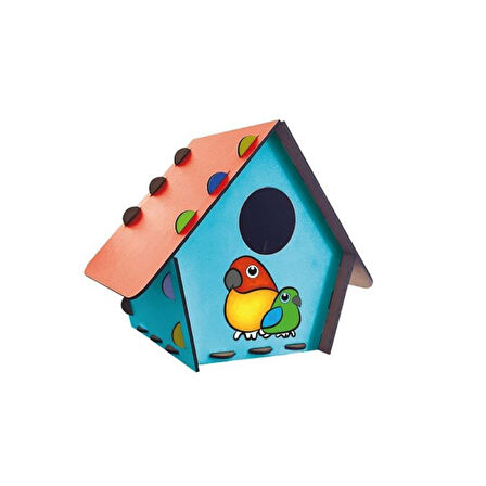 Kız Erkek Çocuk Oyuncak 5070 Kumtoys Kuş Evi Kız Erkek Çocuk Oyuncak Eğitici Eğlenceli Oyuncak