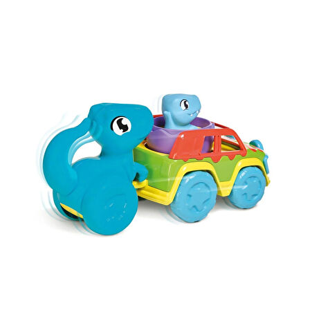 Kız Erkek Çocuk Oyuncak 73251 Tomy - Dino ve Renkli Araç - Toomies +12 ay Kız Erkek Çocuk Oyuncak Eğ