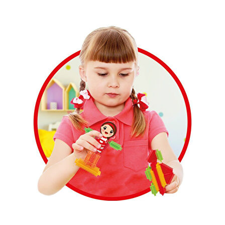 Kız Erkek Çocuk Oyuncak 03324 Dede,Kaktüs Blokları 120 Parça Kız Erkek Çocuk Oyuncak Eğitici Eğlence