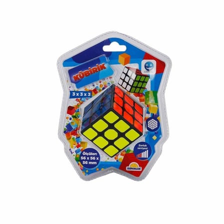 Kız Erkek Çocuk Oyuncak 2000309 Smile Games Kübirik 3x3x3 Zeka Küpü Kız Erkek Çocuk Oyuncak Eğitici