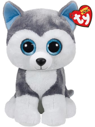 Kız Erkek Çocuk Oyuncak TY Beanie Boo´s Slush Sibirya Kurdu Peluş 40cm Kız Erkek Çocuk Oyuncak Eğiti