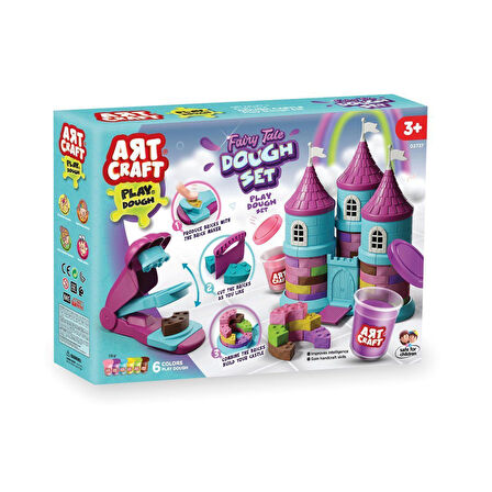 Kız Erkek Çocuk Oyuncak 03737 Peri Masalı Hamur Seti 336 gr. -Fentoys Kız Erkek Çocuk Oyuncak Eğitic